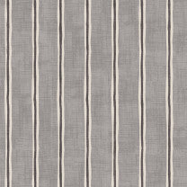 Rowing Stripe Pewter Curtains